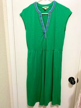 Boden Green  Size L  Women’s Midi  Dress